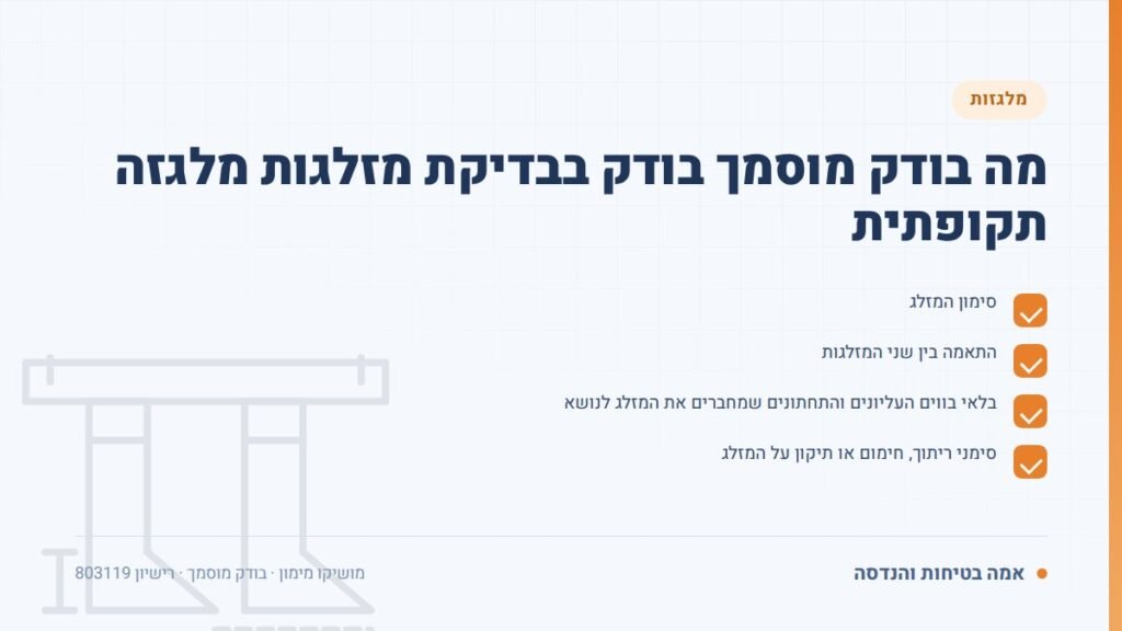 בדיקת מזלגות מלגזה: מה בודק מוסמך בודק בבדיקת מזלגות מלגזה תקופתית — ליקויים ובדיקות, אמה בטיחות והנדסה